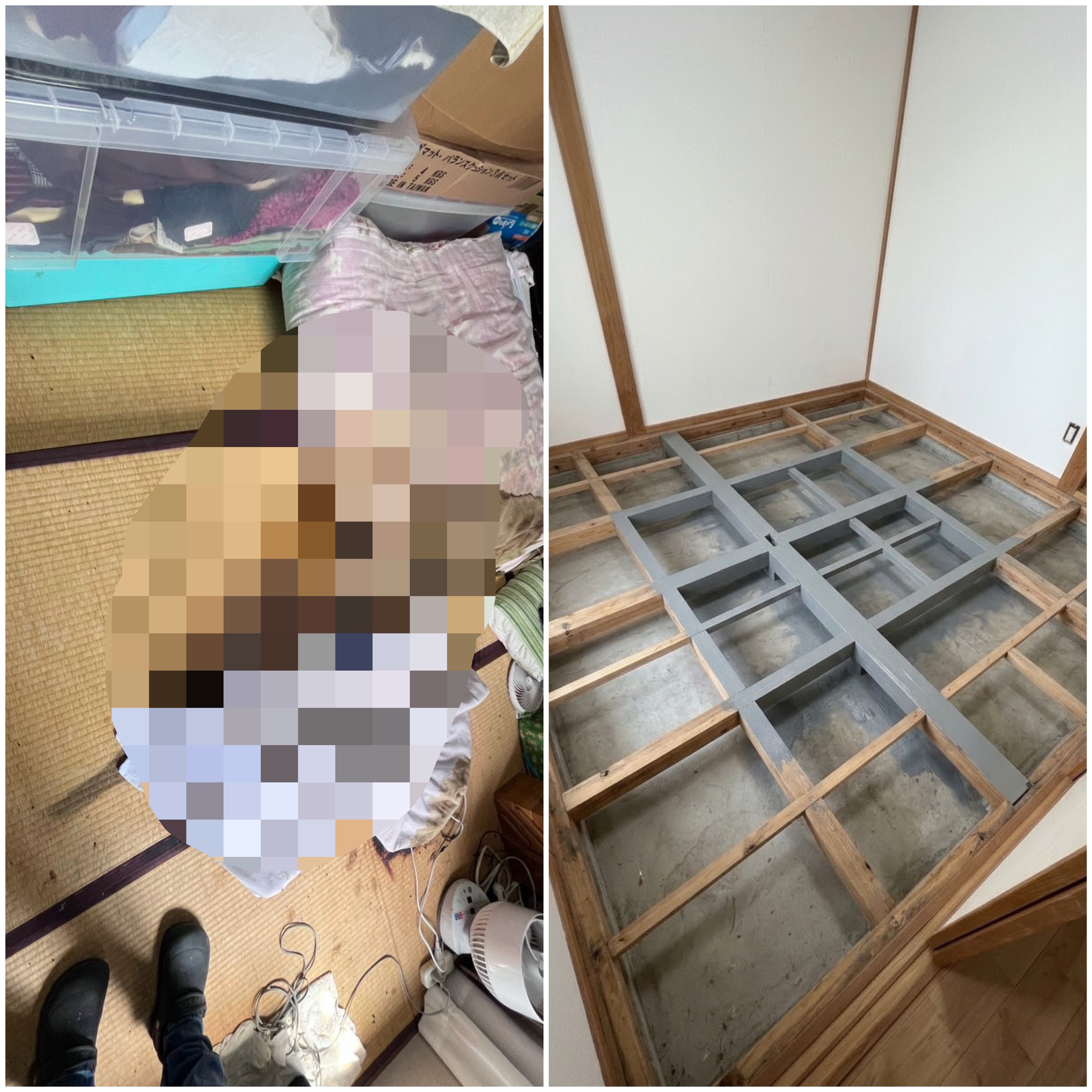 奈良市　孤独死特殊清掃　(2DK)