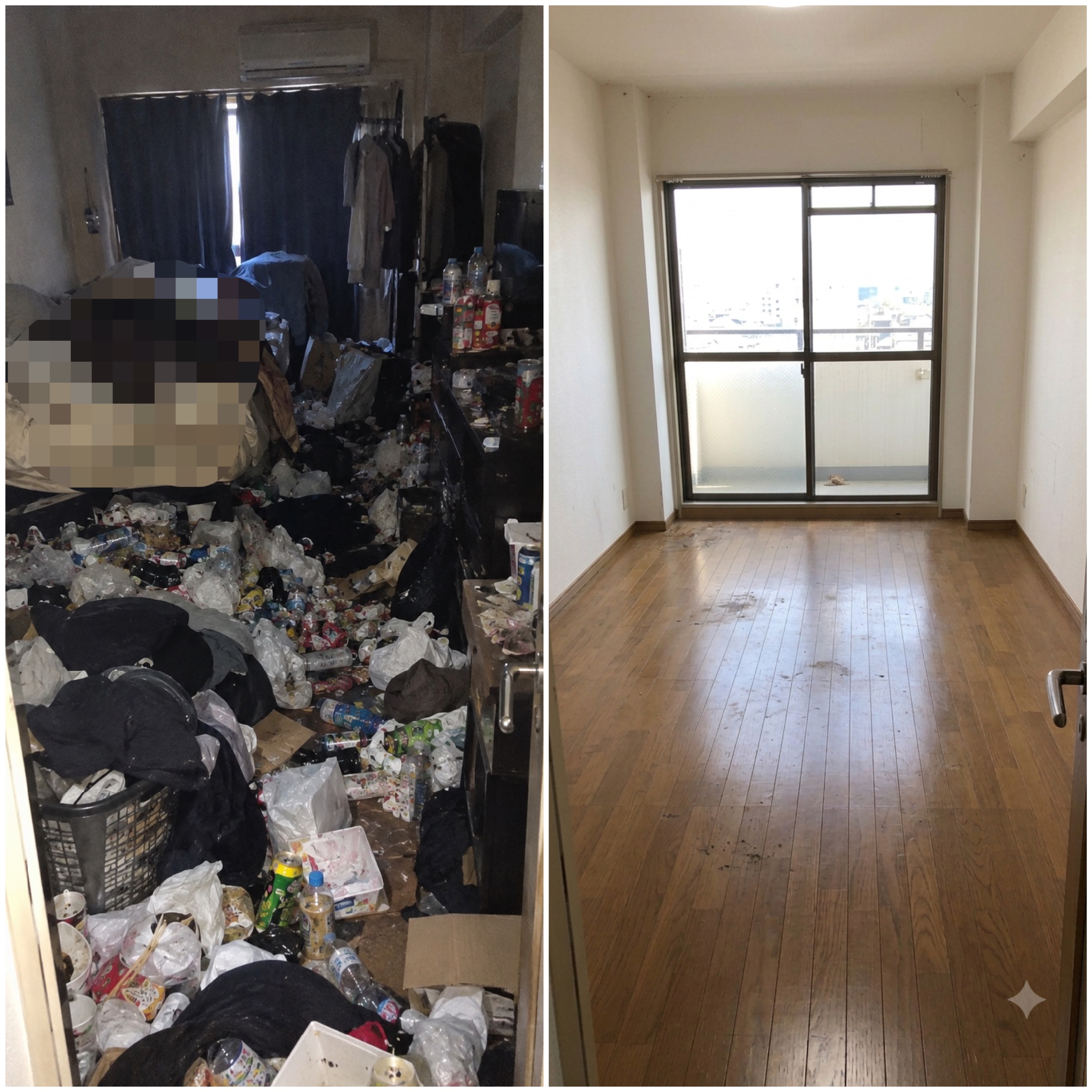 和泉市　ゴミ屋敷・突然死特殊清掃　(3DK)