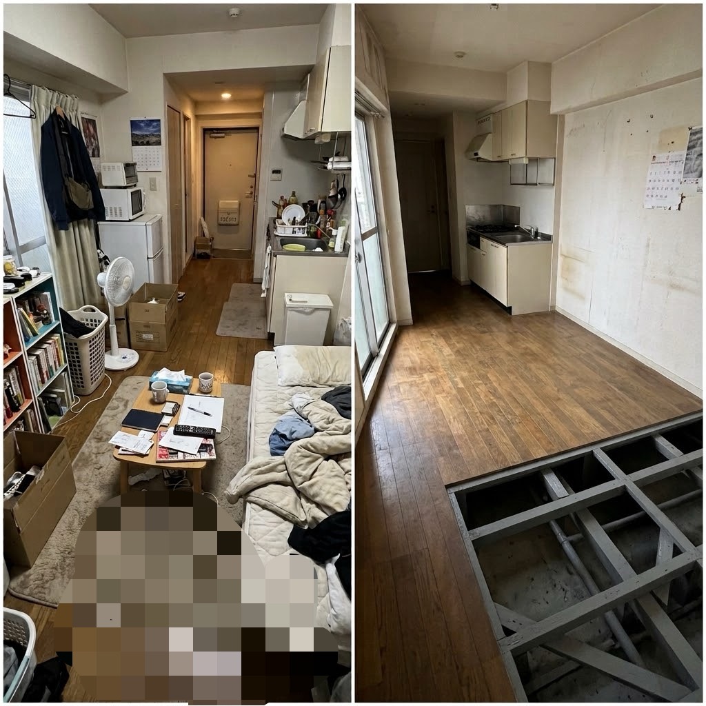 姫路市　病死特殊清掃　(1DK)
