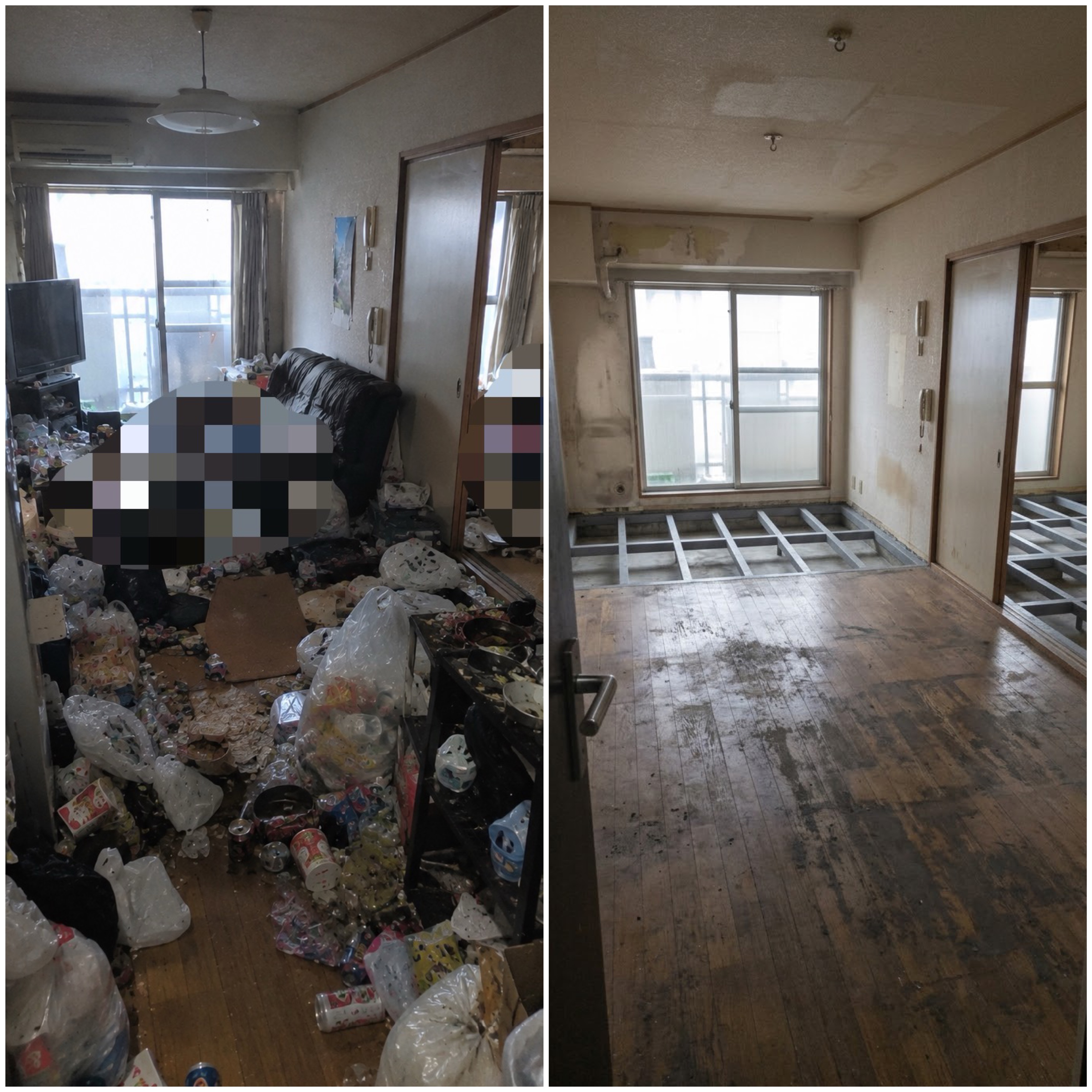 加古川市　病死特殊清掃　(1LDK)