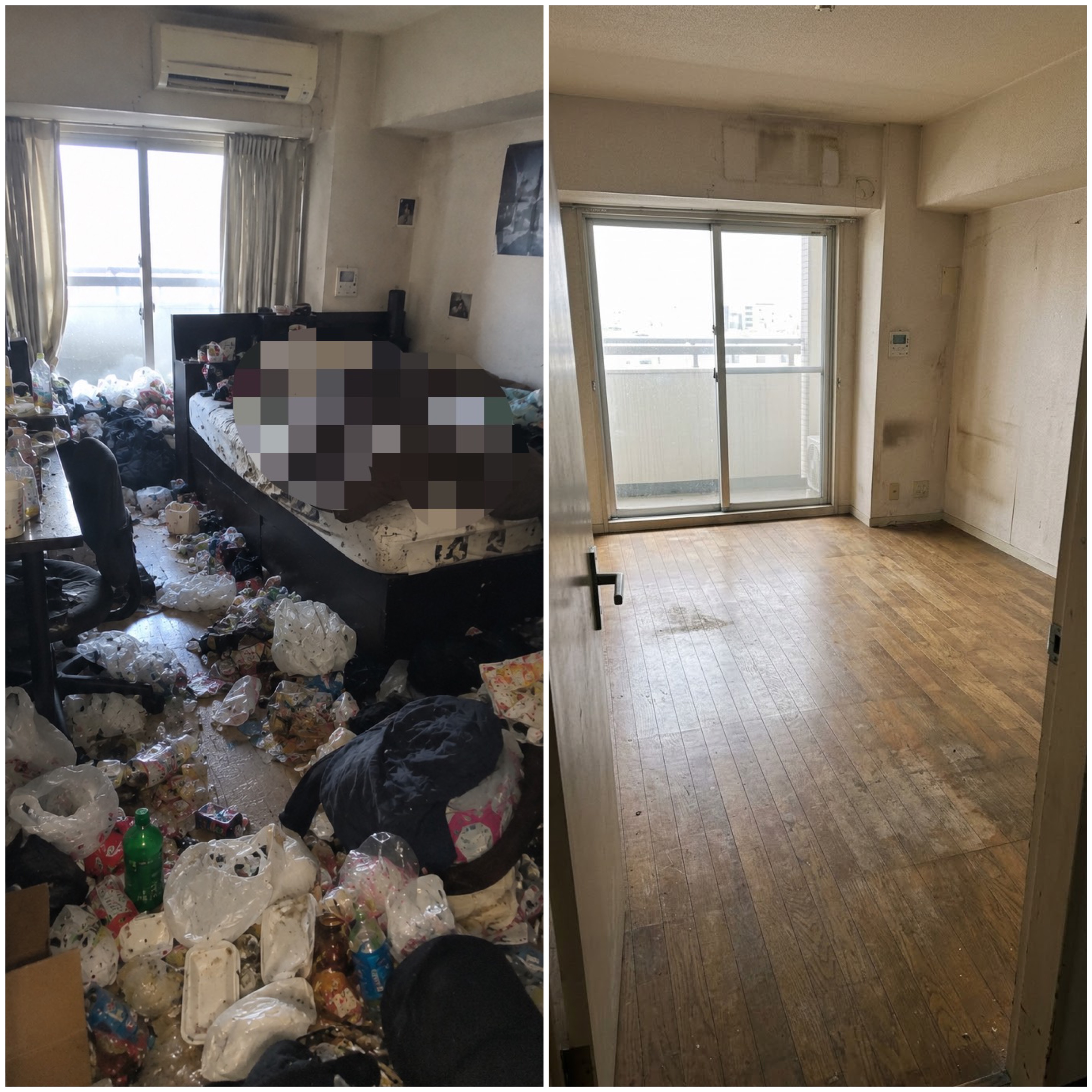 芦屋市　突然死特殊清掃　(1LDK)
