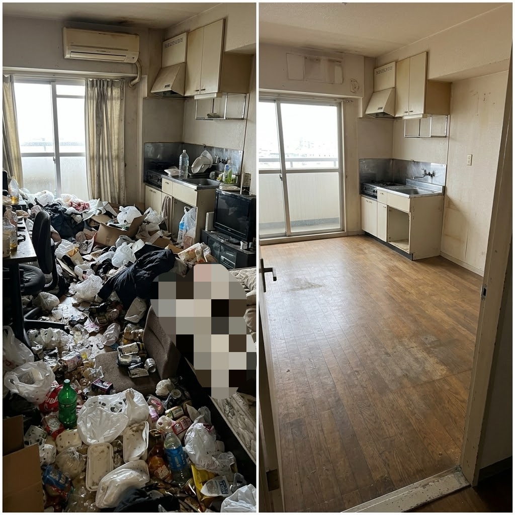 和歌山市　病死特殊清掃　(1LDK)